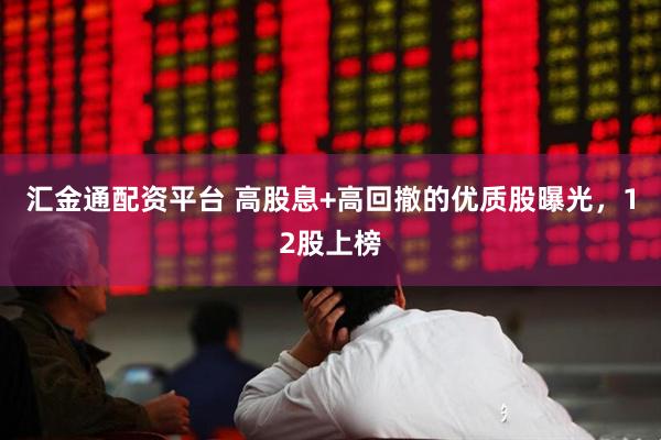汇金通配资平台 高股息+高回撤的优质股曝光，12股上榜