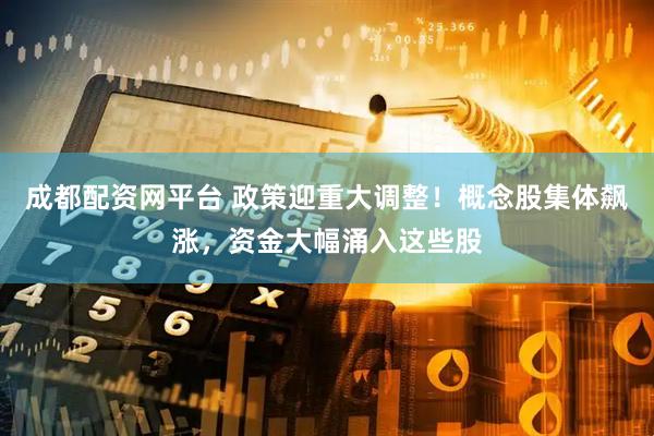 成都配资网平台 政策迎重大调整！概念股集体飙涨，资金大幅涌入这些股