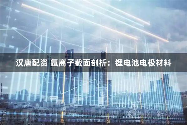 汉唐配资 氩离子截面剖析：锂电池电极材料